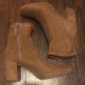 ZARA SUEDE ANKLE BOOTS
